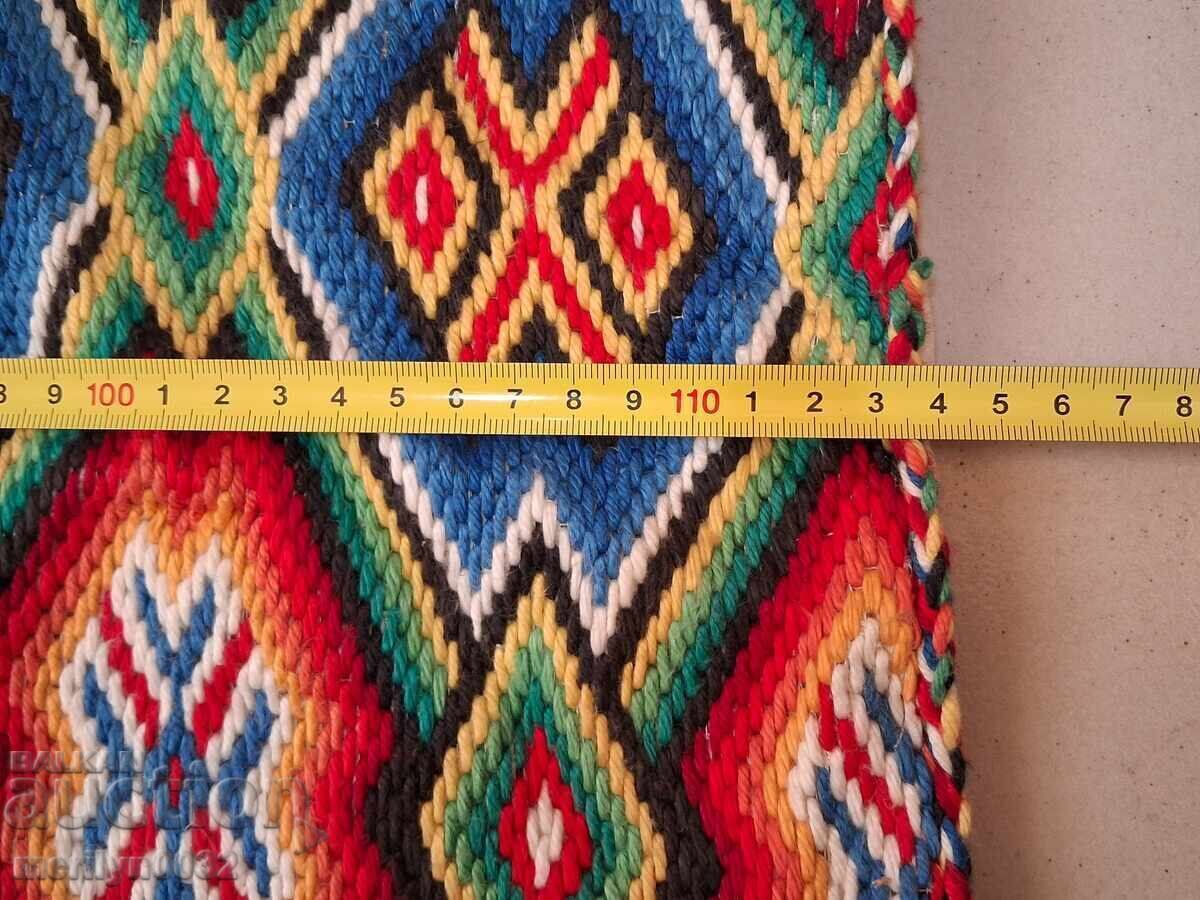 Covor vechi țesut manual pentru perete 114/60 cm covoraș față de pernă - 5