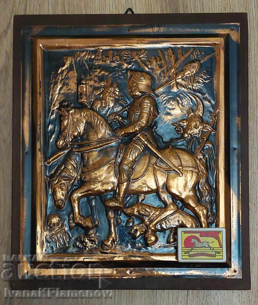 Panou de cupru pe placă de lemn 32cm 27cm - 7 Panou de cupru pe placă de lemn 32cm 27cm - 7