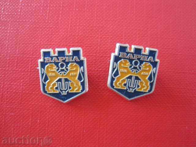 2 insigne stema Varna 2 insigne stema Varna