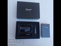 Tabakera, zapalka, pepelnik Davidov