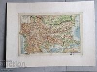 Hr. Danov, Hartă a Bulgariei