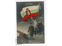 Patriotic postcard propaganda Balkan War artillery