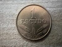 Portugalia - 1 escudo (1975)