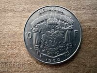 Belgia - 10 franci (1969) - BELGIQUE