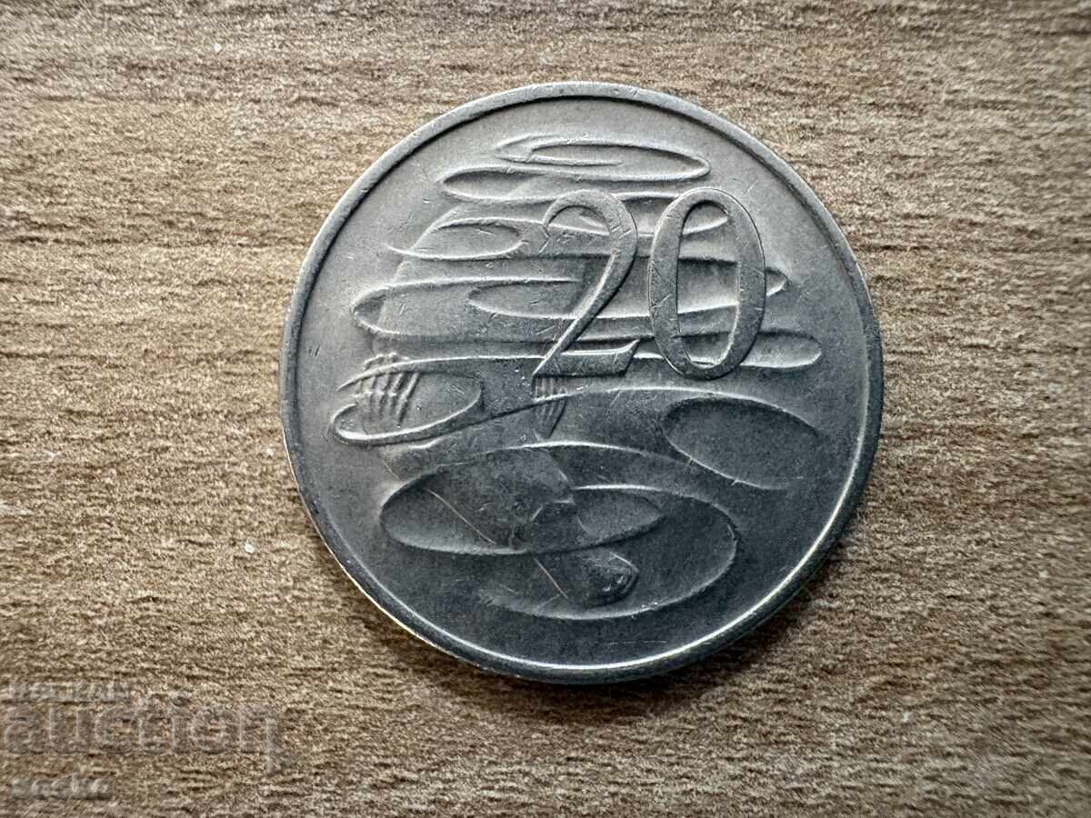 Australia - 20 cenți (1976) Australia - 20 cenți (1976)