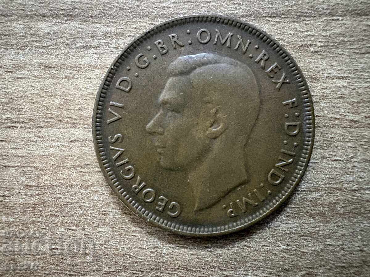 Австралия - 1 пени (1942) с цена € 1.60 | 3.13 лв.