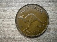 Αυστραλία - 1 πέννα (1948) - Χωρίς τελεία