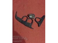 Стари ковани чакмаци огниво кремък