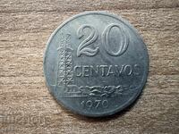 Βραζιλία - 20 σεντάβος (1970)