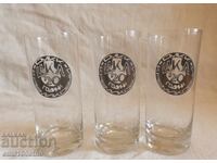 Pahare 3 buc. 20 ani CIL SMKK Kremikovți