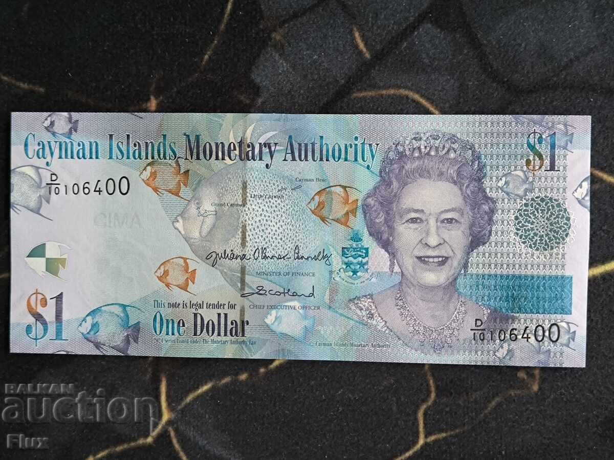 Bancnotă - Insulele Cayman - 1 dolar UNC | 2018