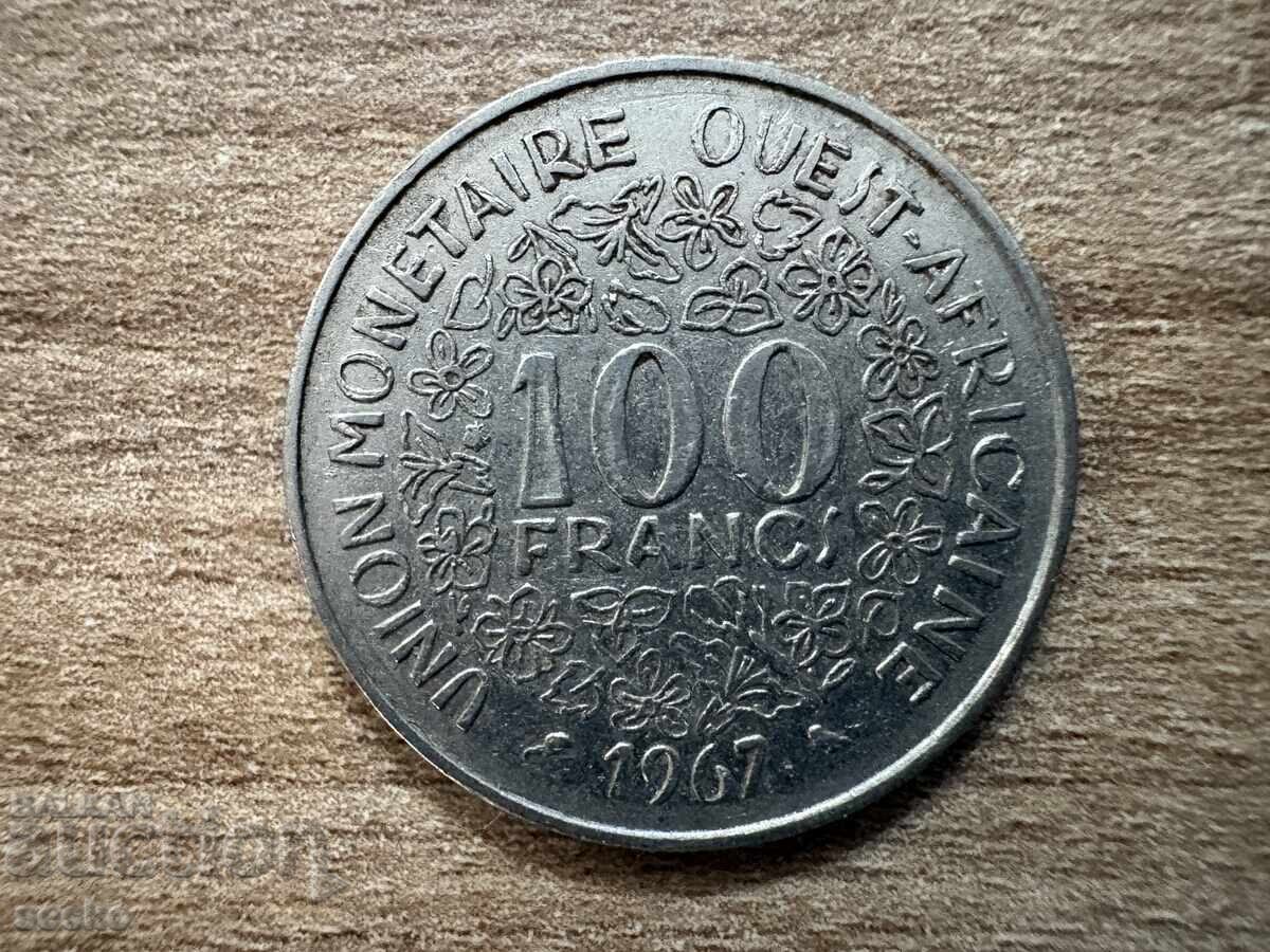 West Africa - 100 francs (1967) West Africa - 100 francs (1967)