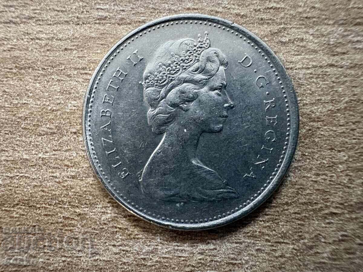 Canada - 25 de cenți (1969) cu preț € 0.20 | 0.39 BGN