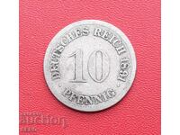 Γερμανία-10 pfennig 1891 F-Stuttgart