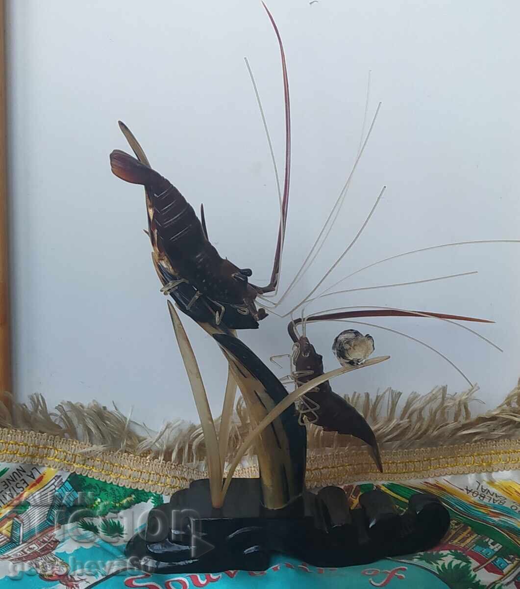 Decoratiune vintage din Panama Sculptura creveti peste si caracatita cu preț € 60.00 | 117.35 BGN