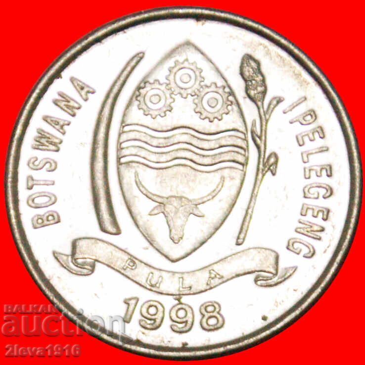 GAZELĂ (1998-2008): BOTSWANA ★ 10 THEBE 1998! cu preț € 1.44 | 2.82 BGN