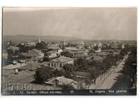 България, Стара Загора, общ изглед, пътувала, 1928 г.