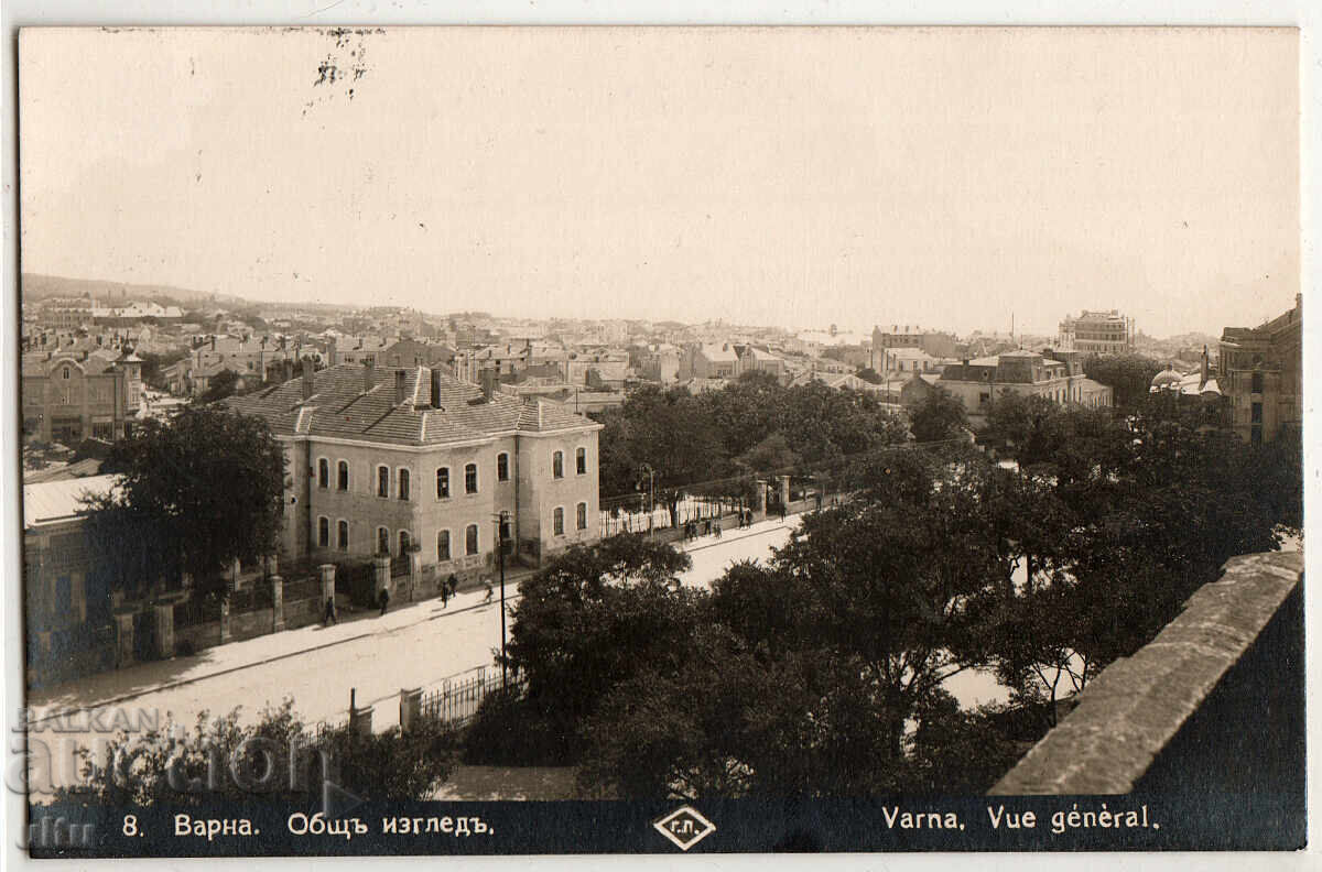 Bulgaria, Varna, vedere generală, 1928, călătorită