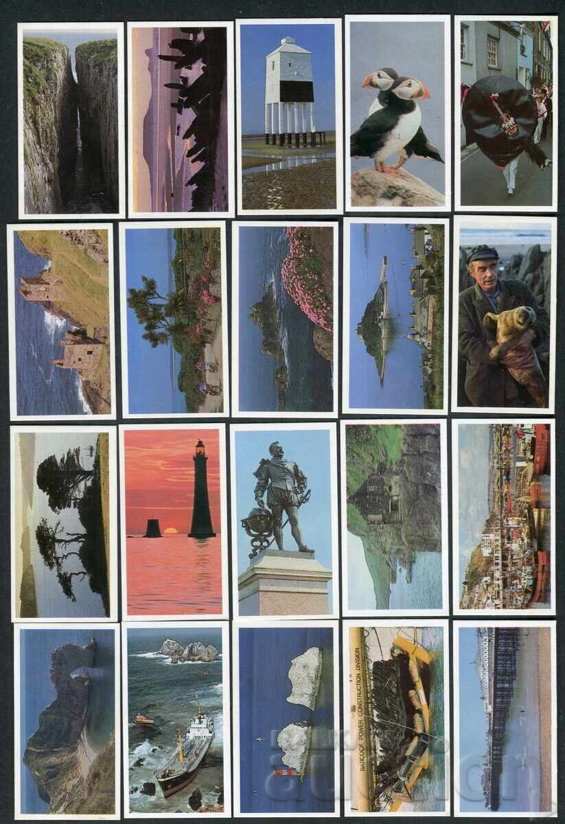 Licitație Brooke Bond cărți poștale cu ceai 1988 - Descoperind coasta noastră x50 Licitație Brooke Bond cărți poștale cu ceai 1988 - Descoperind coasta noastră x50