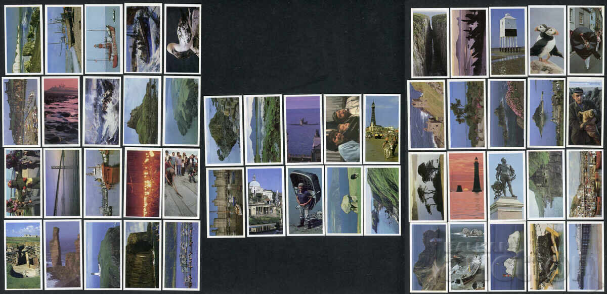 Brooke Bond cărți poștale cu ceai 1988 - Descoperind coasta noastră x50 Brooke Bond cărți poștale cu ceai 1988 - Descoperind coasta noastră x50