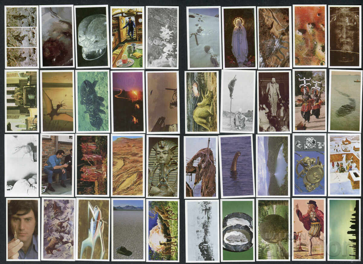 Brooke Bond cărți de ceai 1987 - Mistere neexplorate x40