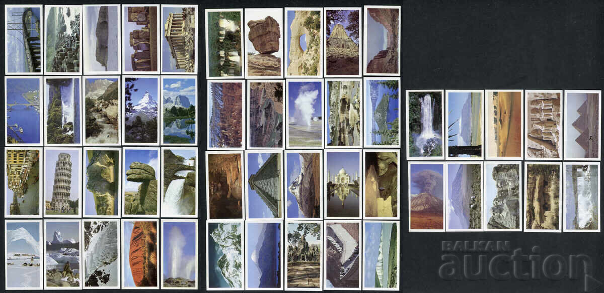 Brooke Bond Tea Cards 1984 - Features of the World x50