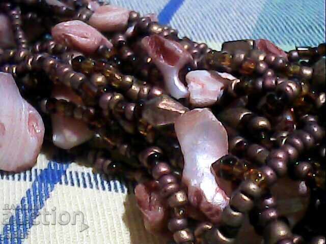 Set colier și brățară din mărgele, șapte culori - 5 Set colier și brățară din mărgele, șapte culori - 5