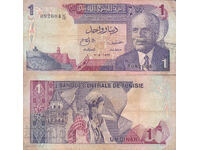 tino37- ТУНИС - 1 ДИНАР - 1972г