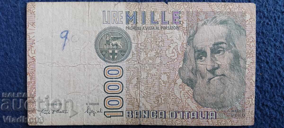 Italia 1000 lire 1982 Marco Polo