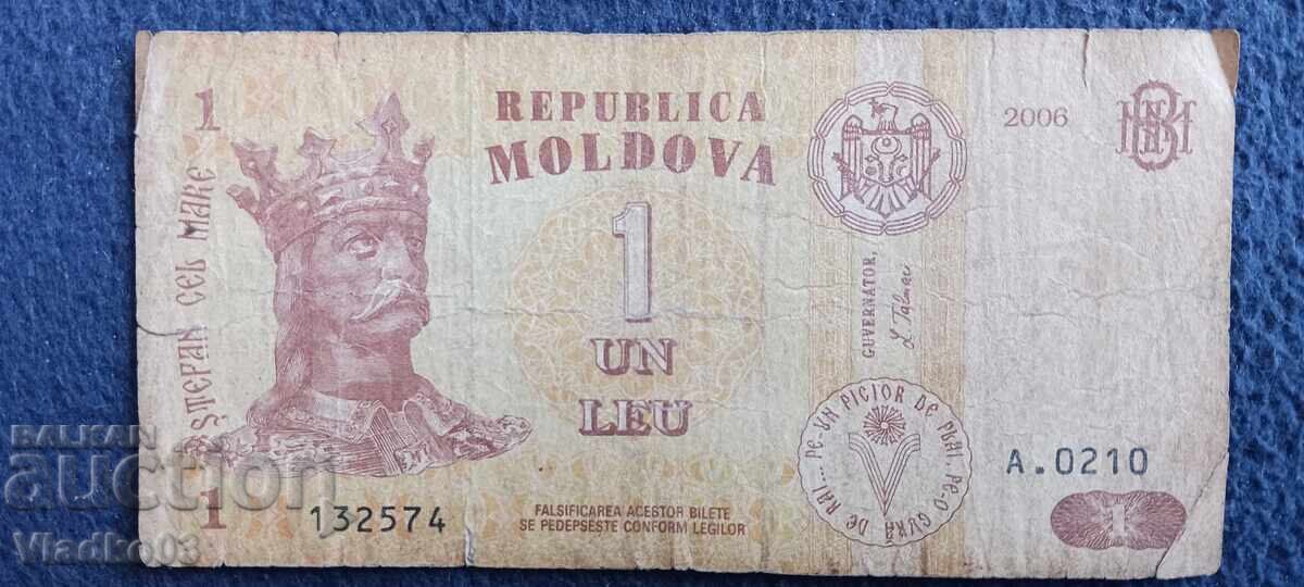 Moldova 1 leu 2006