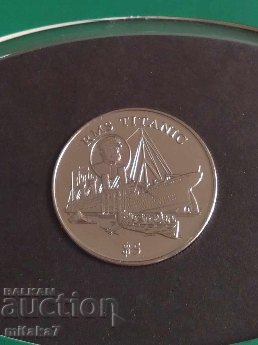 5 δολάρια 1998, Λιβερία με τιμή € 9.00 | 17.60 BGN