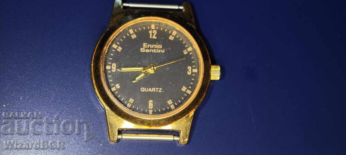 Дамски часовник Ennio Santini, РАБОТИ, сменена батерия Дамски часовник Ennio Santini, РАБОТИ, сменена батерия