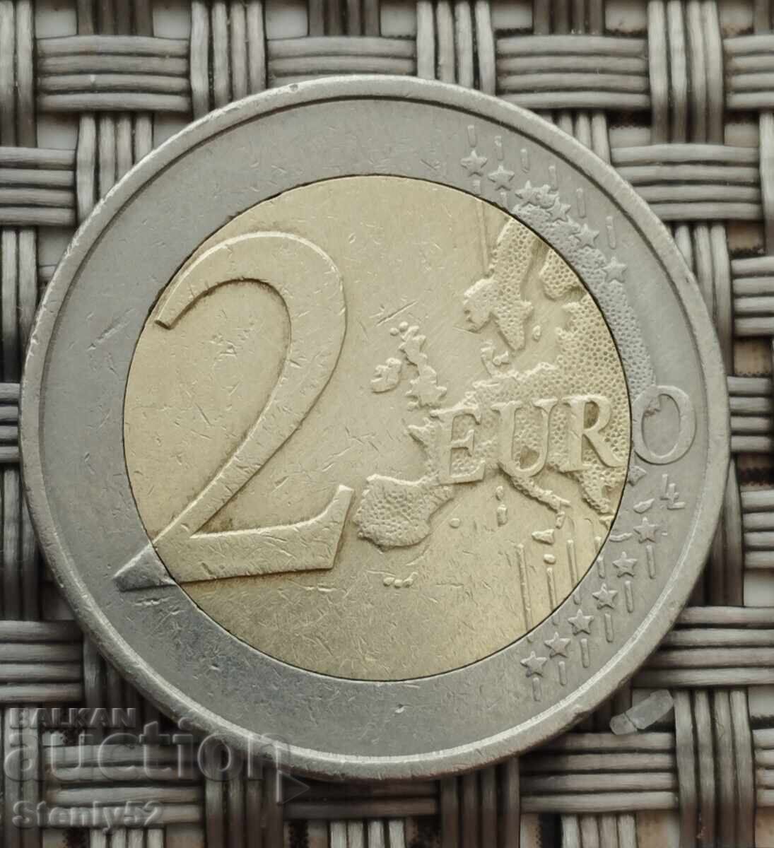 2 евро Гърция 1999-2009 год.Юбилейна. с цена € 5.00 | 9.78 лв.