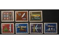 Γερμανία 1965 Αυτοκίνητα/Πλοία/Ατμομηχανές/Αεροπλάνα MNH