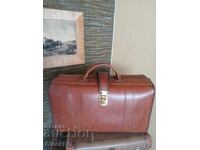 Geantă medicală vintage din piele