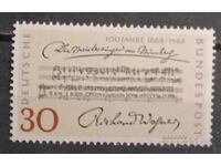 Γερμανία 1968 Προσωπικότητες / Μουσική MNH