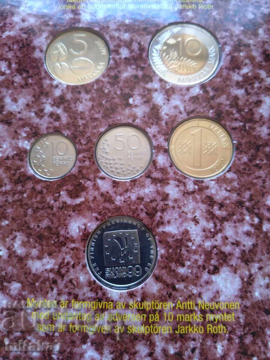 Auction  Set of coins 1999, Finland