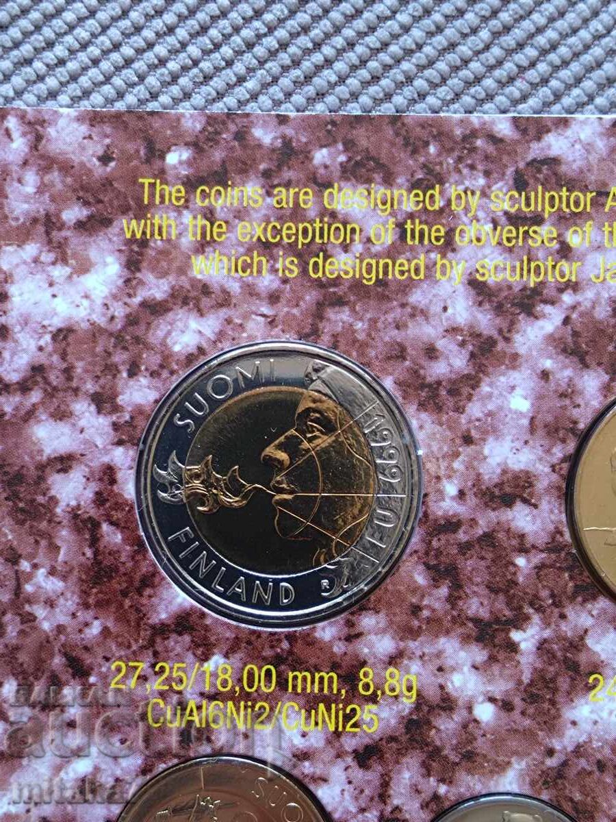 Set of coins 1999, Finland - 5