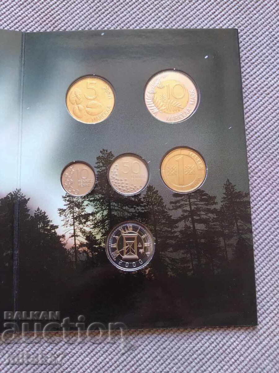 Set monede anul 2000, Finland cu preț € 9.90 | 19.36 BGN