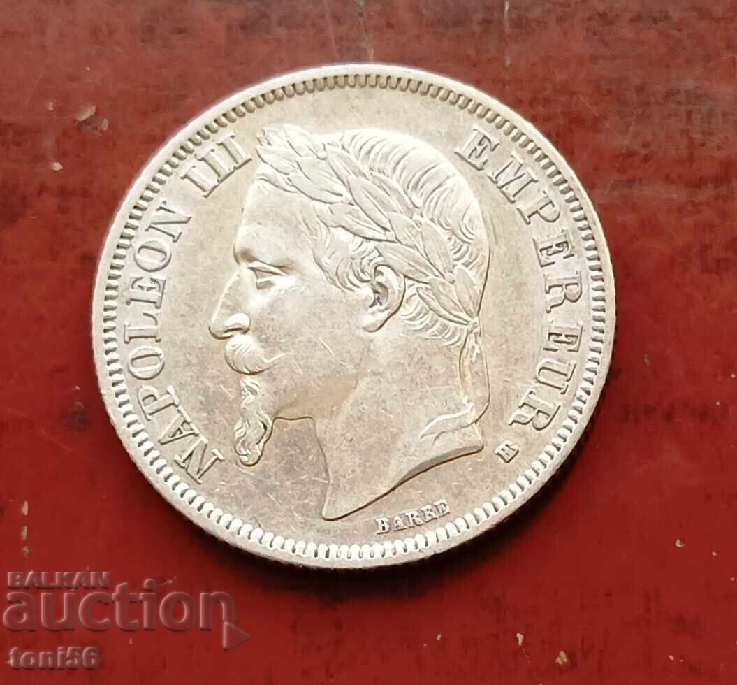 Franța 2 franci 1866 - calitate cu preț € 83.00 | 162.33 BGN