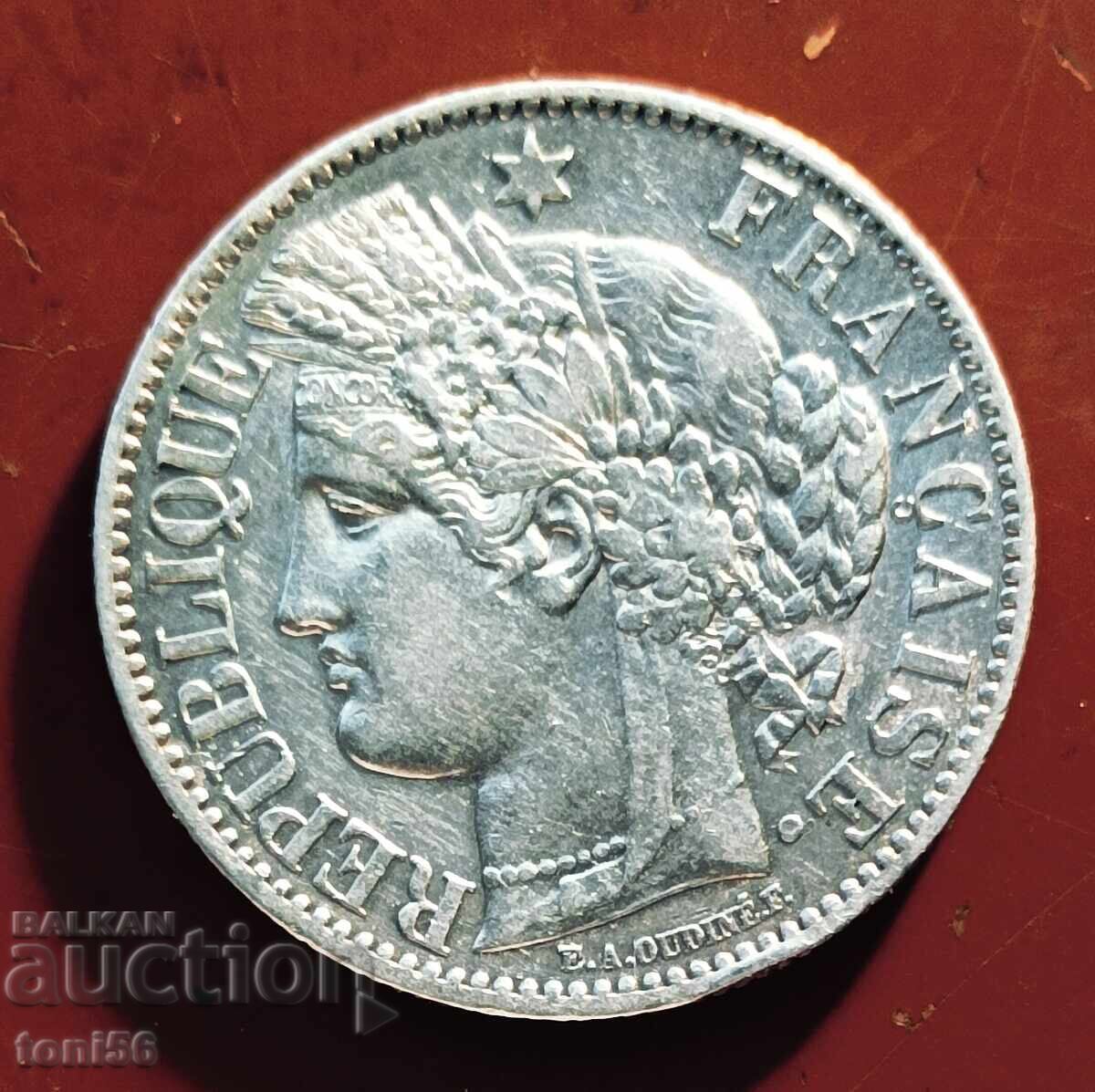 Franța 2 franci 1887 - calitate cu preț € 97.00 | 189.72 BGN
