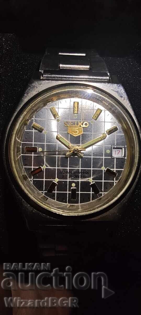 Seiko 5 Japonia Toyota 21 rubine NU FUNCȚIONEAZĂ