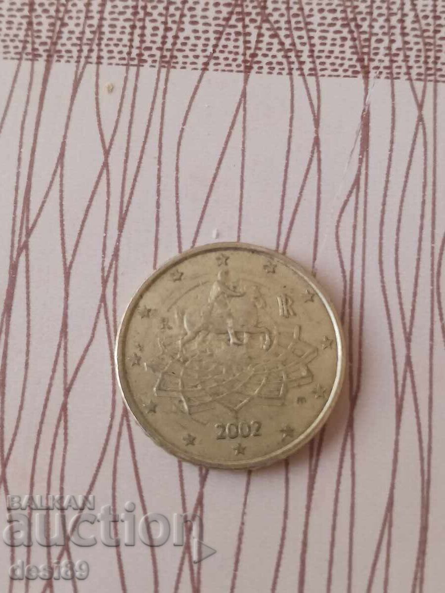 Marcus Aurelius 2002 - 50 euro cenți cu preț € 70.00 | 136.91 BGN