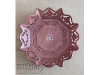 Panou din lemn sculptat pentru cunoscători 31cm