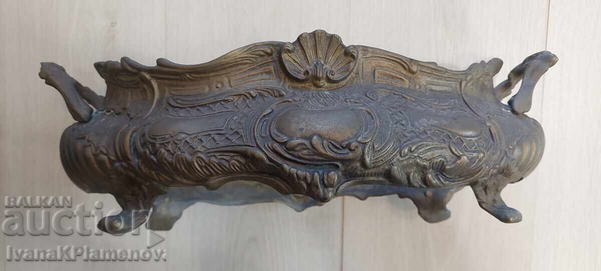 Suport de ghiveci bronz retro mare pentru cunoscători - 6