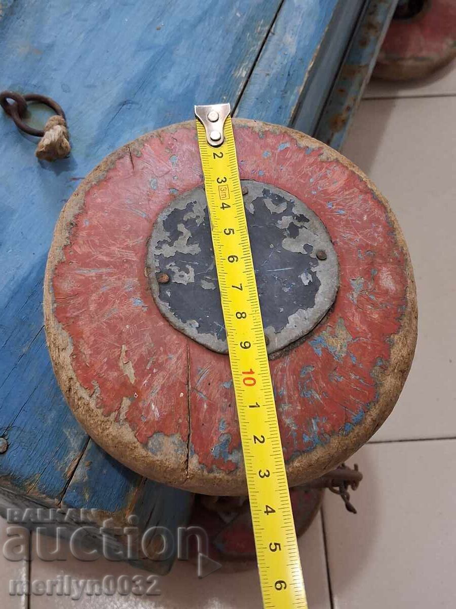 Българска Детска играчка от дърво каручка нач 20-ти век - 7