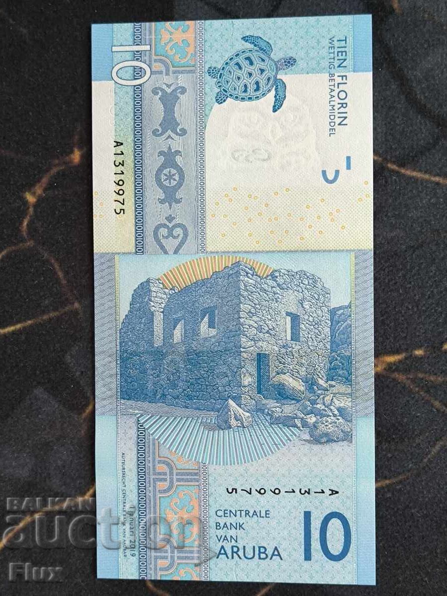 Livrarea Bancnota - Aruba - 10 florini UNC | 2019