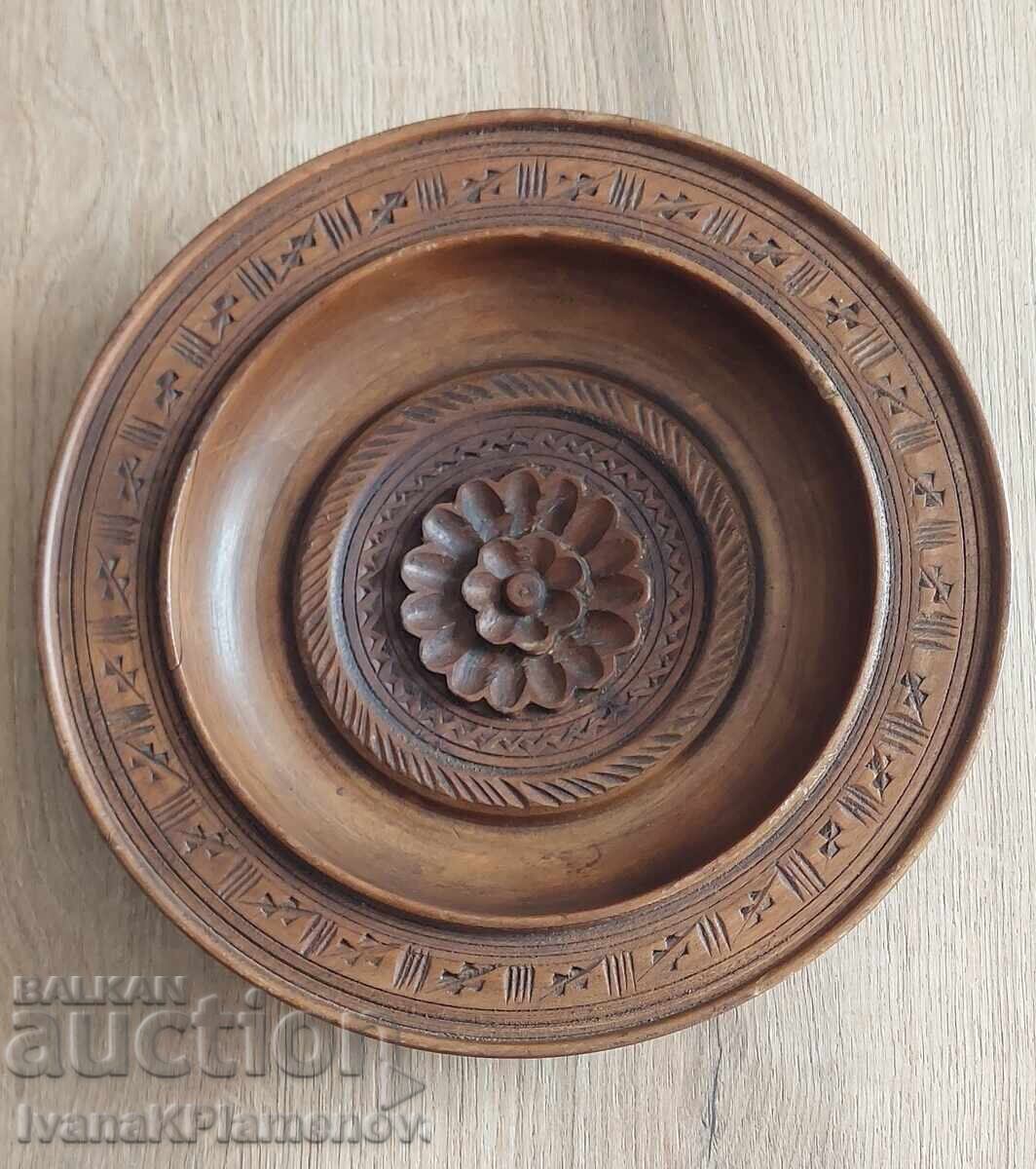 Panou sculptură în lemn pentru cunoscători 24cm Panou sculptură în lemn pentru cunoscători 24cm