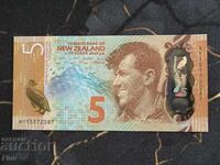 Bancnotă - Noua Zeelandă - 5 dolari UNC | 2015