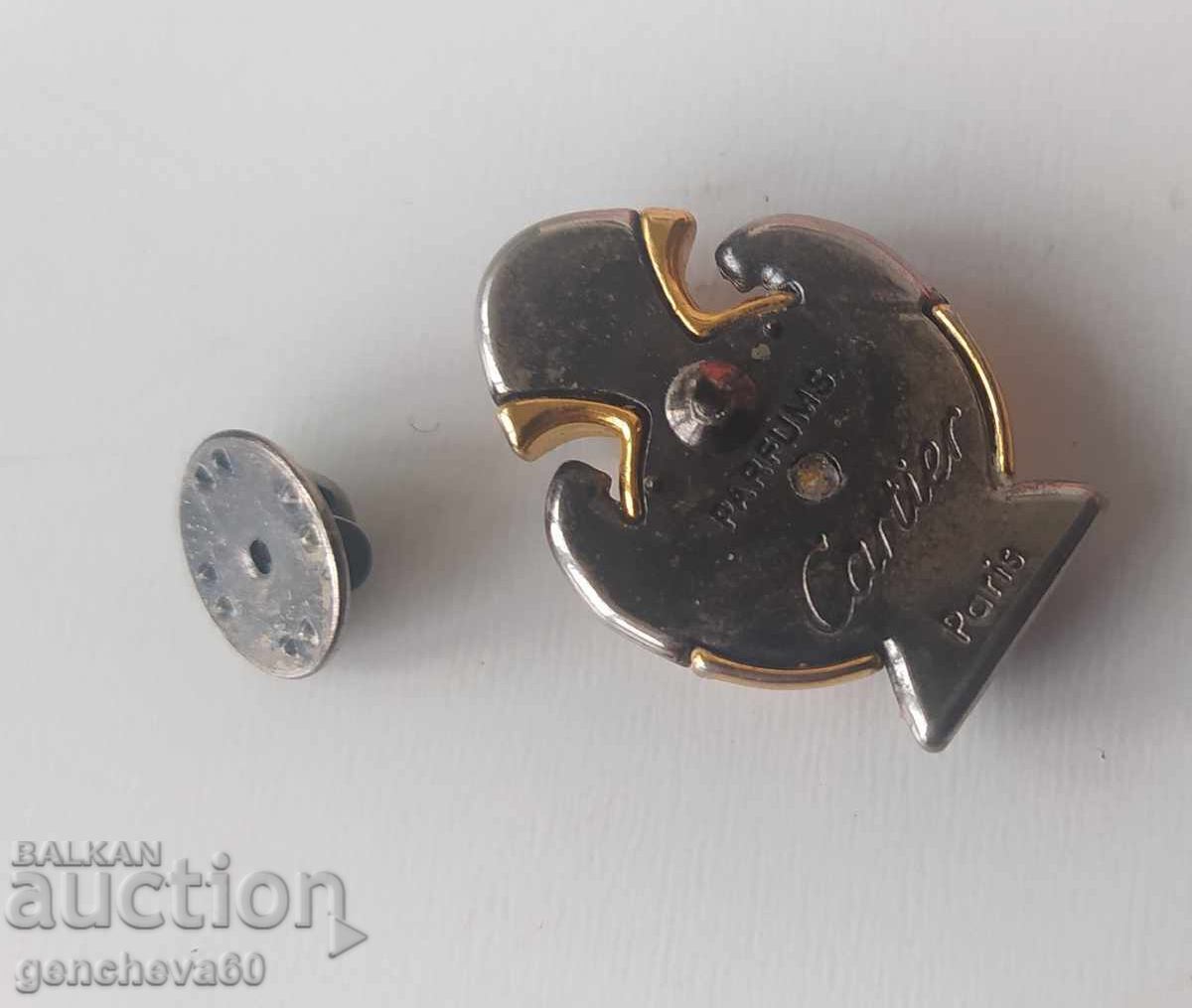 Licitație Broșă originală Cartier "Panther" foarte rară Licitație Broșă originală Cartier "Panther" foarte rară